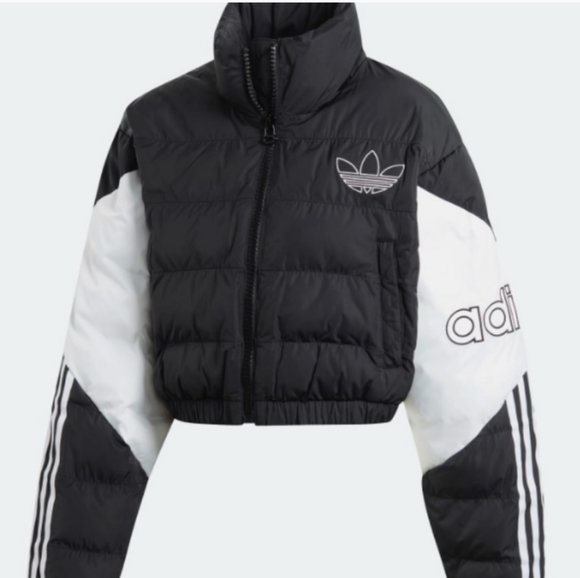 adidas Jackets & Blazers - NWT Adidas Crop Puffer
